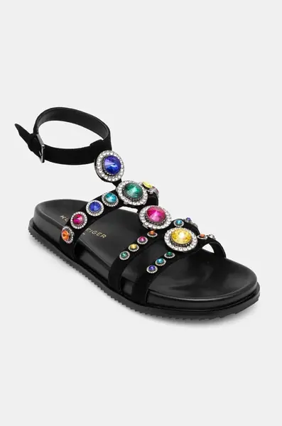 Semišové sandále Kurt Geiger London Octavia Flexi Gladiator