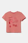 Detské bavlnené tričko Fila LOPAR