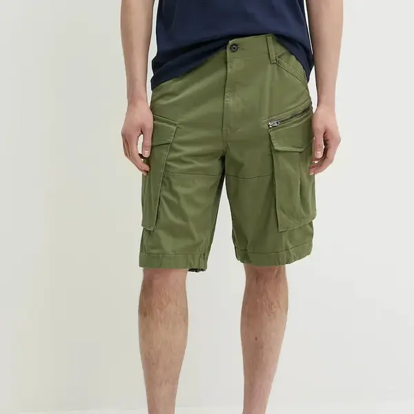 Šortky G-Star  Rovic pánske, zelená farba