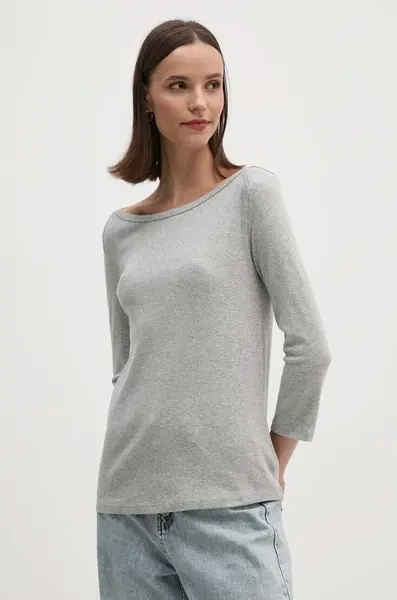 Bavlnené tričko s dlhým rukávom United Colors of Benetton