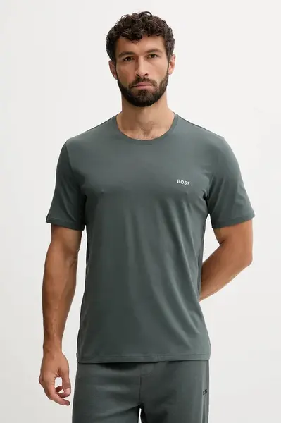BOSS lounge tričko pánske bavlnené s elastanom Mix&Match T-Shirt R
