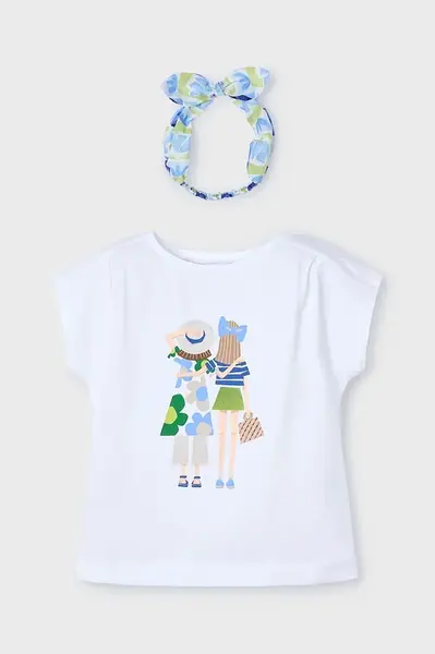 Detské bavlnené tričko Mayoral