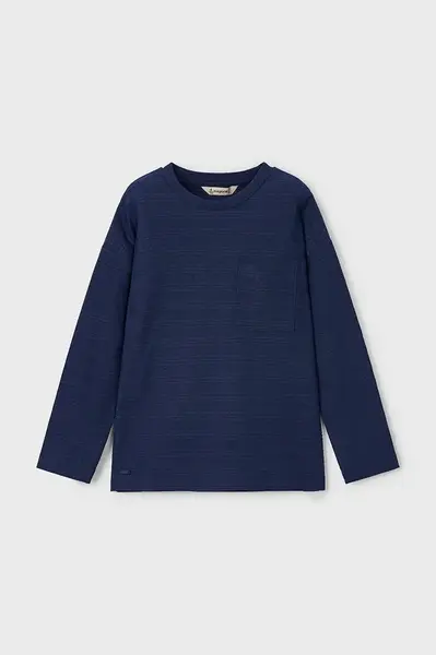 Detská bavlnená košeľa s dlhým rukávom Mayoral