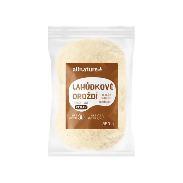 ALLNATURE Lahůdkové droždí neaktivní 250 g