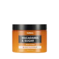 KUNDAL Macadamia&Sugar Body Scrub přírodní tělový peeling s vůní Grapefruitu 550 g