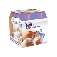 FORTINI Compact MF s příchutí čokolády - karamel por.sol. 4 x 125 ml