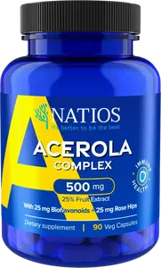 NATIOS Acerola Complex 500 mg 90 kapslí