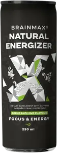 BRAINMAX Energetický drink Jablko, limetka 250 ml