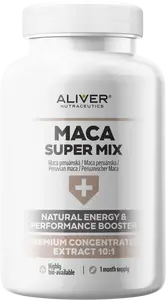 ALIVER Maca peruánská Super Mix extrakt 10:1 120 kapslí