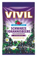 VIVIL Bonbóny Černý rybíz + 11 bylin bez cukru 60 g