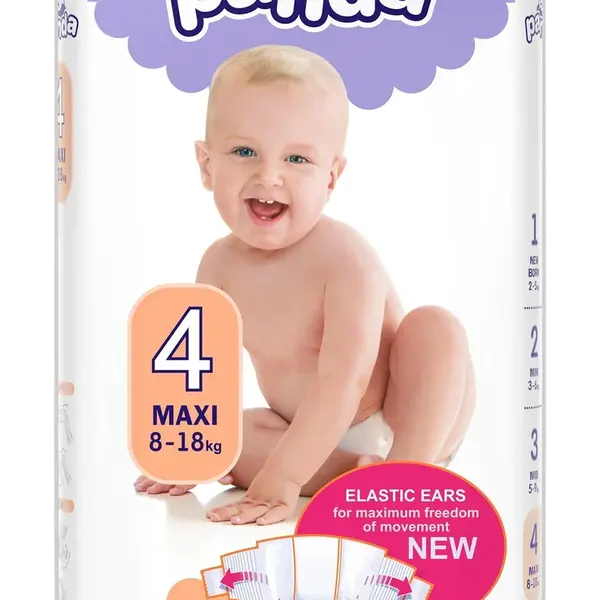 PANDA Maxi dětské pleny 8-18 kg 42 ks