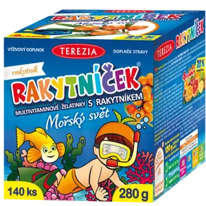 TEREZIA RAKYTNÍČEK MOŘSKÝ SVĚT multivitamínové želatinky 140 ks