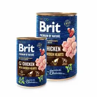 Brit Premium by Nature Adult Chicken with Hearts 24 x 800 g