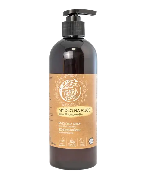 TIERRA VERDE Tekuté mýdlo na ruce pro citlivou pokožku 480 ml