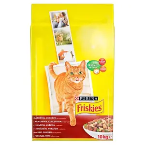 Friskies granule pro kočky - s hovězím, kuřecím a zeleninou 10 kg