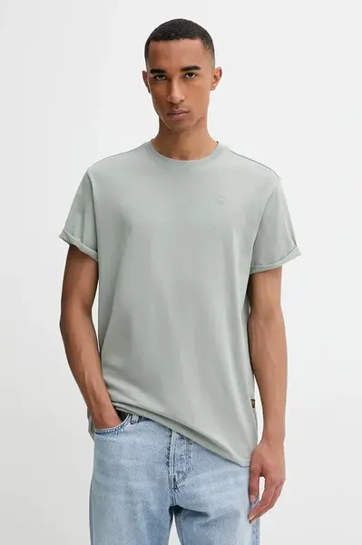 Bavlněné tričko G-Star Raw pánské, bílá barva, D16396-B353