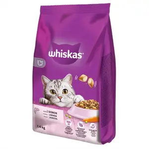 Whiskas suché krmivo pre dospelé mačky - losos 1,4 kg