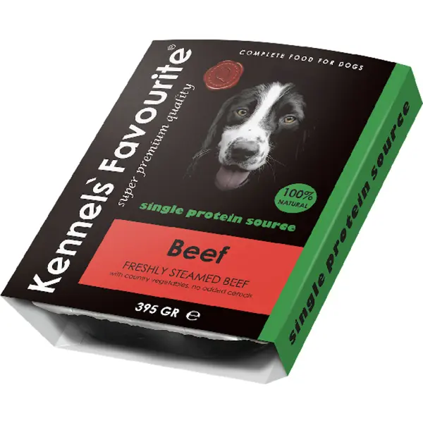 Kennels' Favourite kapsičky - Beef/ Hovädzie 6 x 395 g