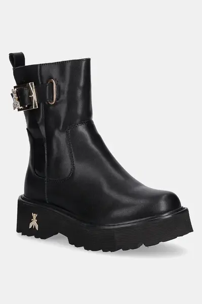 Dětské kožené boty Patrizia Pepe