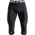 GAMEPATCH COMPRESSION TIGHTS 3/4 Kompresné unisex legíny, čierna, veľkosť