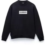 Napapijri B-BOX LOGO Pánska mikina, čierna, veľkosť XXXL