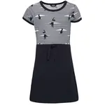 Lewro ALAMEDA Dievčenské šaty s krátkym rukávom, tmavo modrá, veľkosť 128-134