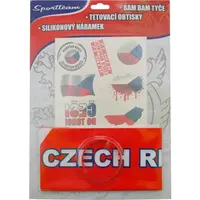 SPORT TEAM FAN SADA ČR 2 Fanúšikovský set, červená, veľkosť