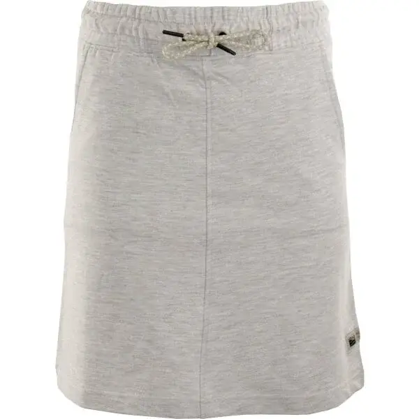 ALPINE PRO MEDIA Dámska sukňa, sivá, veľkosť