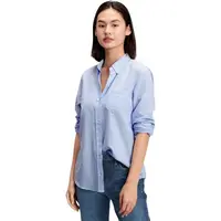 GAP V-FRCH FITTED OXFORD Dámska košeľa, svetlomodrá, veľkosť