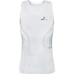 GAMEPATCH PADDED SHIRT PRO Kompresné unisex tričko, biela, veľkosť