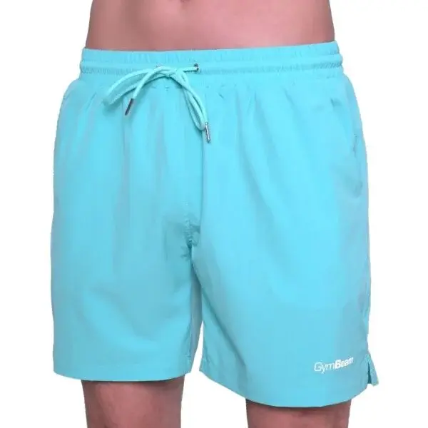 GymBeam LAGOON Pánske plavecké šortky, svetlomodrá, veľkosť