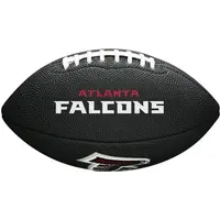 Wilson MINI NFL TEAM SOFT TOUCH FB BL AT Mini lopta na americký futbal, čierna, veľkosť