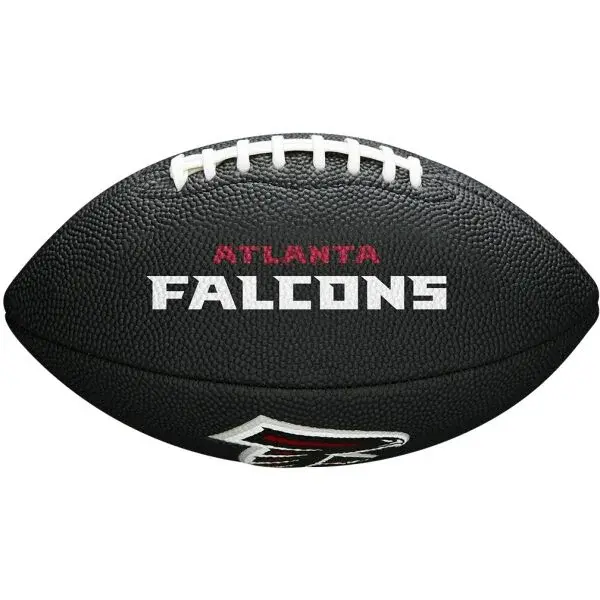 Wilson MINI NFL TEAM SOFT TOUCH FB BL AT Mini lopta na americký futbal, čierna, veľkosť