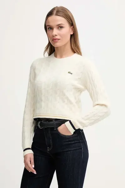 Lacoste Svetr s příměsí vlny Lacoste