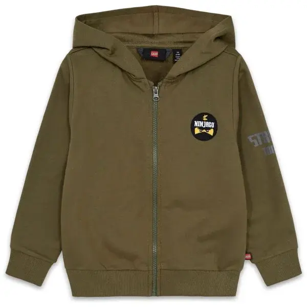 LEGO&reg; kidswear LWSCOUT 609 Chlapčenská mikina, khaki, veľkosť