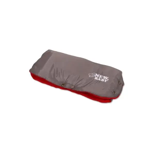 NEW BABY CLASSIC FLEECE Rukávnik na kočík, červená, veľkosť