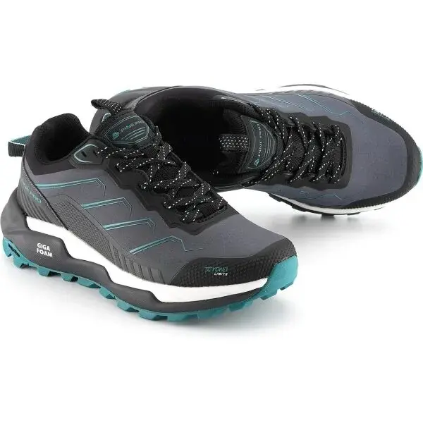 ALPINE PRO NOALA Dámska outdoorová obuv, tmavo sivá, veľkosť