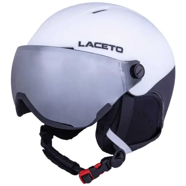 Laceto TEMPESTA VISOR Lyžiarska prilba, biela, veľkosť (59 - 61)