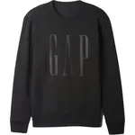 GAP FLEECE Pánska mikina, čierna, veľkosť