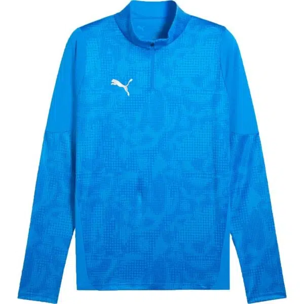 Puma TEAMCUP TRAINING 1/4 ZIP TOP Pánska športová mikina, modrá, veľkosť