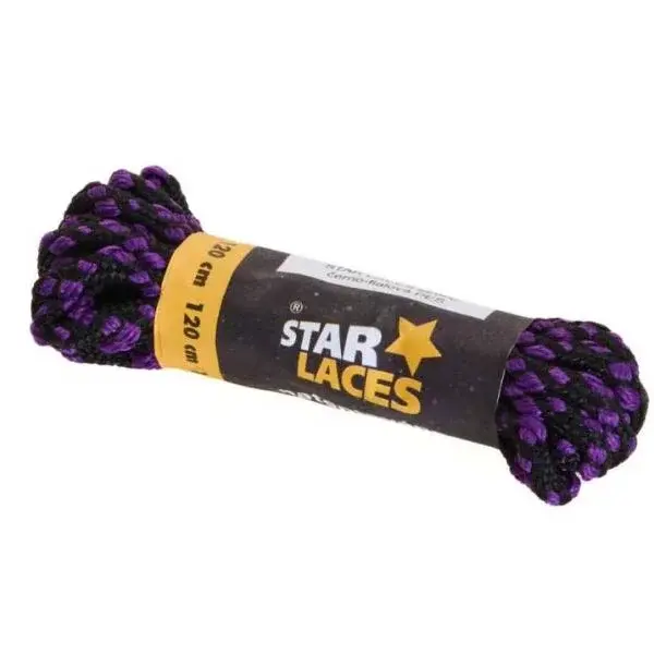 PROMA STAR LACES 120 CM Šnúrky, fialová, veľkosť