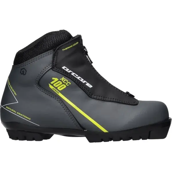 Arcore XC100 Juniorská bežecká obuv na klasiku, sivá, veľkosť