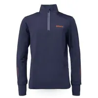 Fitforce TOSCHA Detská bežecká mikina, tmavo modrá, veľkosť 128-134