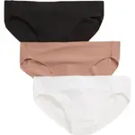 GAP NO SHOW BIKINI 3PK Dámske nohavičky, béžová, veľkosť