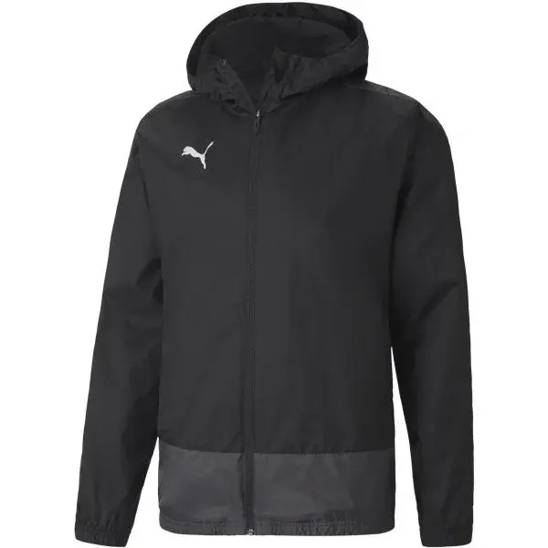 Puma TEAM GOAL 23 TRAINING RAIN JACKET Pánska bunda, čierna, veľkosť
