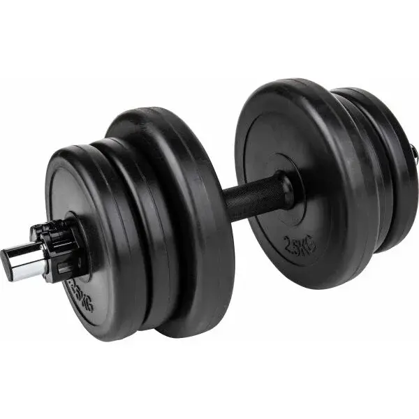 Fitforce ADBP 10 kg Jednoručná nakladacia činka, čierna, veľkosť 10 KG