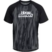 Horsefeathers SPIKE Pánsky cyklistický dres, tmavo sivá, veľkosť