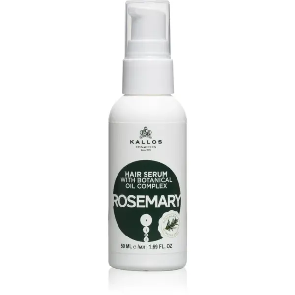 Kallos KJMN Professional Rosemary regenerační a ochranný olej pro poškozené vlasy a roztřepené konečky 50 ml