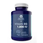 Renovality Vitamín D3 1.000 IU obohacený přírodním vitamínem C 120 tobolek
