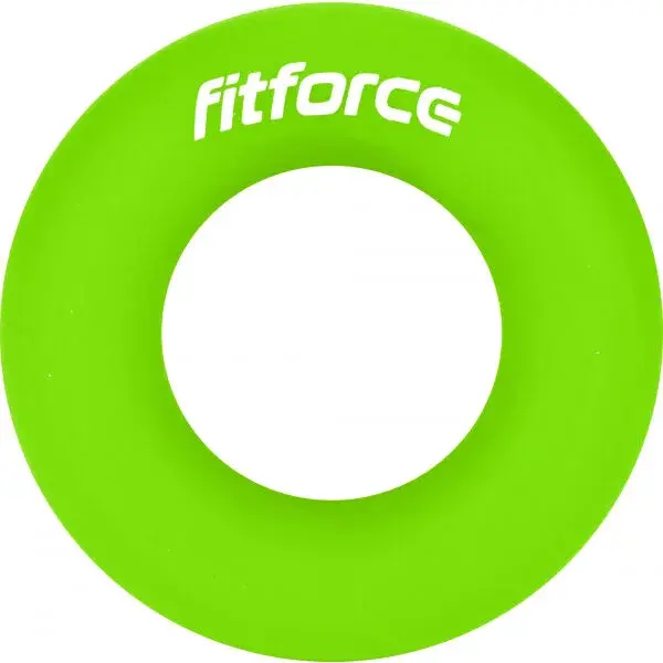 Fitforce RINGGRIP M Posilňovacie koliesko, reflexný neón, veľkosť
